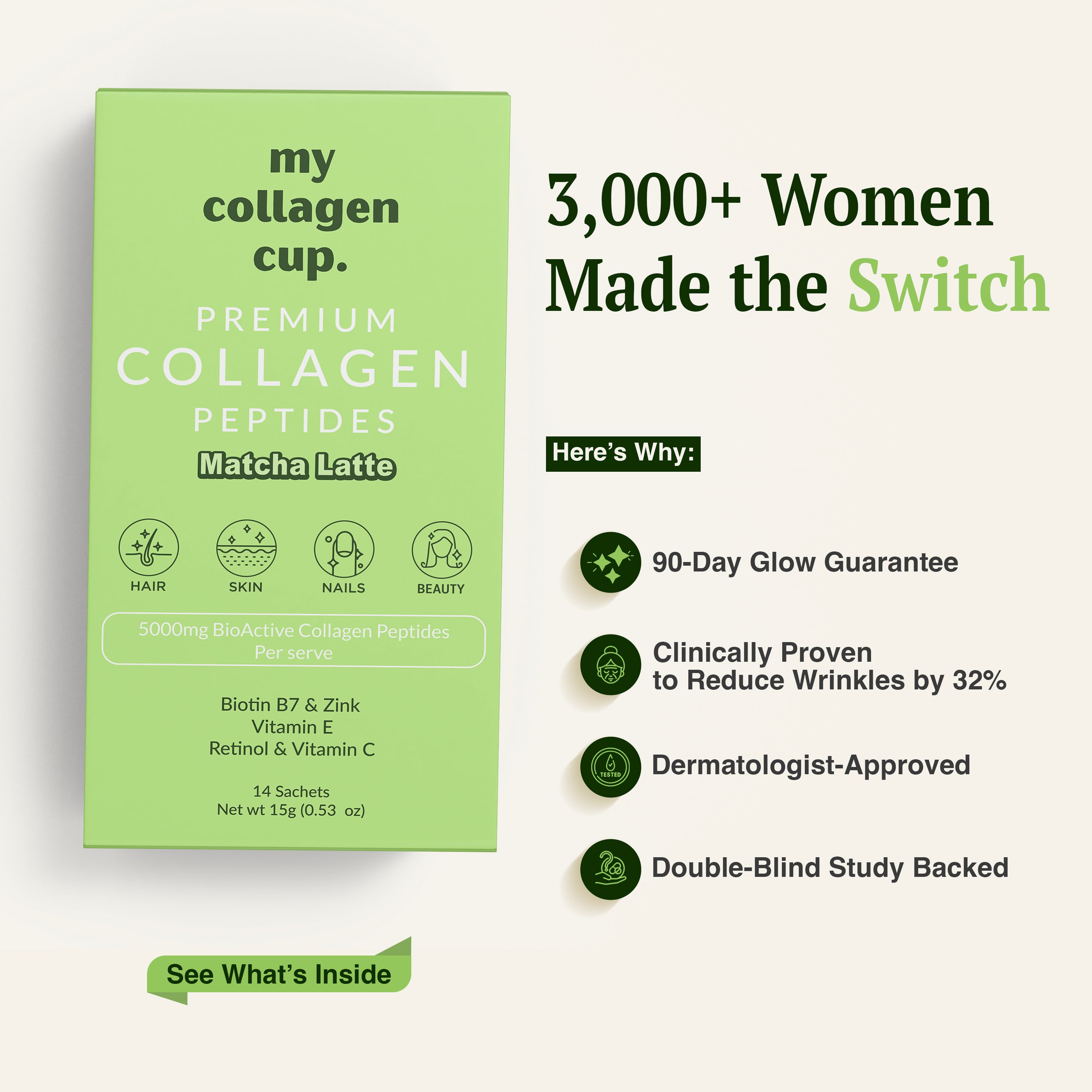 Beauty Collagen Matcha Latte